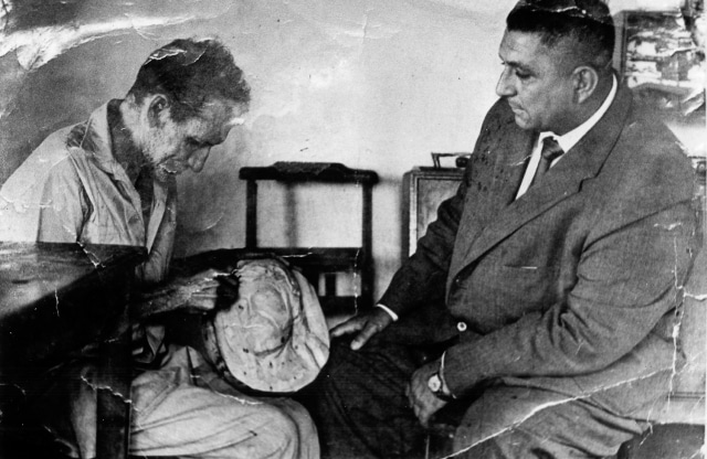 Prefeito Djalma Maranhao e Chico Santeiro, 1960, fotógrafo desconhecido (Penzlberg)