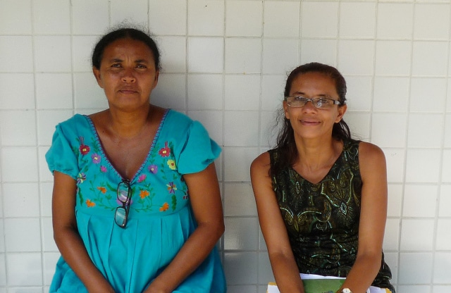 Edilsa e Joselia na Dinarte Mariz 2009  - Foto Nicole Miescher