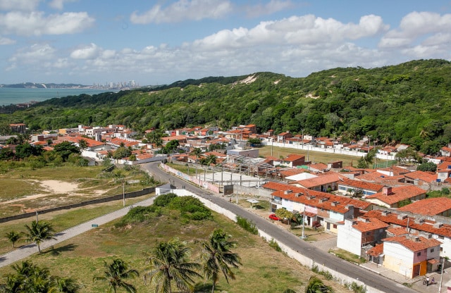 vista do Farol 2012 sobre Brisa do mar e Ponta Negra  - Foto Nicole Miescher