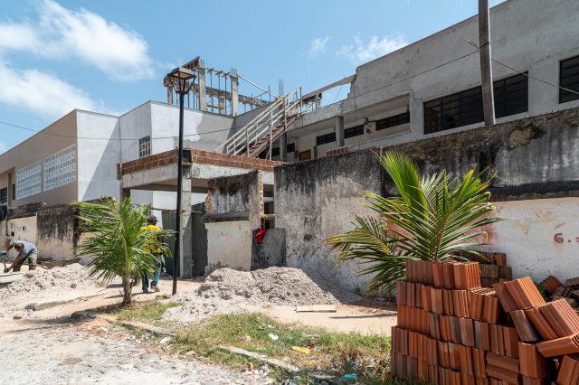 Alameda Pe Sabino_Escola Severino Bezerra em reforma 2019  - Foto Nicole Miescher