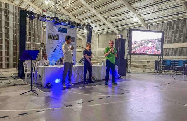 Pierre De Meuron e Tomislav Dushanov nos 10 ano do Ginásio Arena do Morro 2024