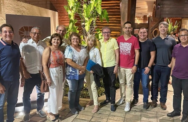 Equipe de construção do Arena do Morro no aniversário de 10 anos do Ginásio 2024