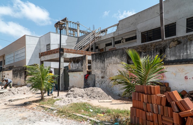 Alameda Pe Sabino_Escola Severino Bezerra em reforma 2019 - Foto Nicole Miescher