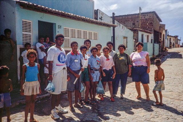 Ricardo Buiú, Fatima e Marluce e outros 1991 - Foto Raboud