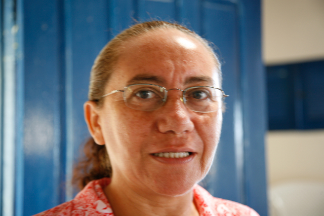 Ednalva Paulo administradora do Espaço Solidário - Foto Nicole Miescher