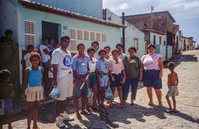 Ricardo Buiú, Fatima e Marluce e outros 1991 - Foto Raboud