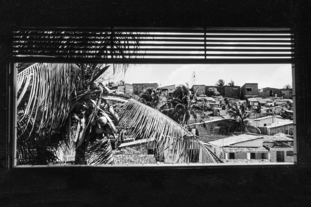 vista da Casa Crescer 1997 sobre a antica Favela Sopapo - Foto Nicole Miescher