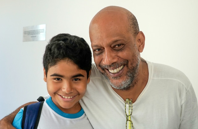 Paulo Lins e musicista 2019  - Foto Nicole Miescher