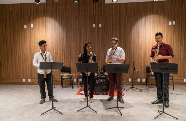 escola de musica_Jose Wilson_?_Davi Guido_Ivo Gabriel_2019  - Foto Nicole Miescher