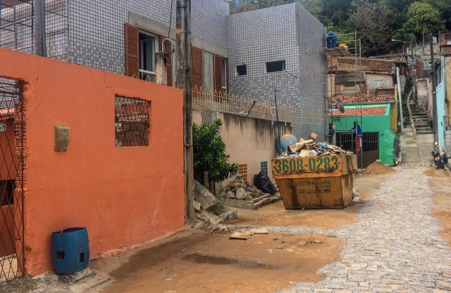 Construção da Escola de Música  - Foto Nicole Miescher