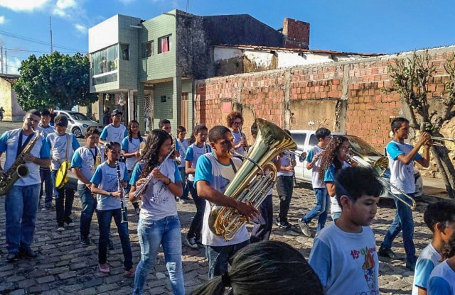banda simphonica em M.L. 2018  - Foto Nicole Miescher