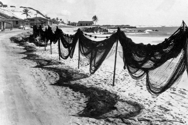 Areia Preta proximo reloje, ca de 1950, fotógrafo desconhecido