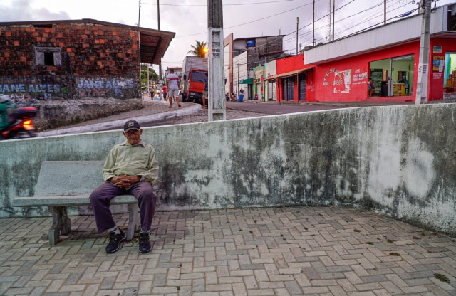 rua Joao XXIII a entrada da Igreja 2018 - Foto Nicole Miescher